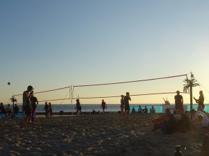 beachvolleybal strand